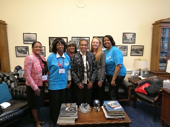 Group of Women in office